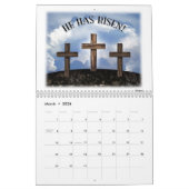 彼は3つの険しい十字立上がりました カレンダー (3月 2026)