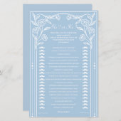 彼は、かわいいゲームの印刷可結婚能を言った (正面/裏面)