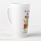 彼は、フローラの木のイースターの家族、宗教的な復活している カフェラテマグ (左アングル)