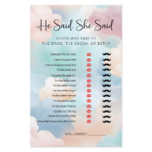 彼は、彼女はクラウド9ゲームと言ったブライダルシャワー