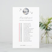 彼は、彼女はディスコボールブライダルシャワーゲームと言った (スタンド正面)