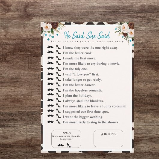 彼は、彼女はブライダルシャワーボホゲームと言った 招待状