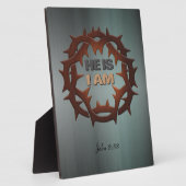 彼は、私はポスターのプラークである フォトプラーク (側面)