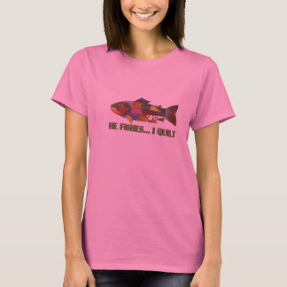 彼は、私キルトにします採取します Tシャツ