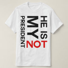彼はAnti Trump私の大統領ではないです Tシャツ
