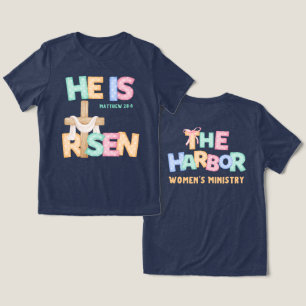 彼はTシャツをクロスシャツで身立ちしている トライブレンドTシャツ
