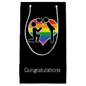 彼はYesゲイ結婚の スモールペーパーバッグ (正面)