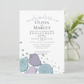 彼はYesシーセル婚約薄紫ほこりっぽいブルーと言った 招待状 (スタンド正面)