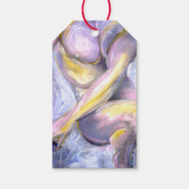 彼へのギフトタグキット - アブストラクト男性オリジナルアート ギフトタグ
