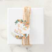 彼または彼女がオレンジの小さなかわいこちゃんを明かす フェイバータグ (インサイチュ)