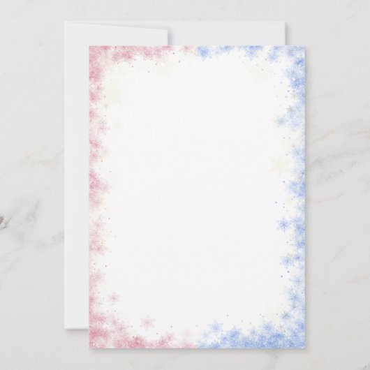 彼または彼女のかわいいジンジャーブレッドのクリスマスジェンダーが明かす 招待状 (裏面)