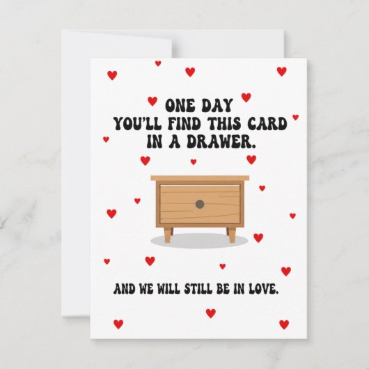 彼または彼女のためのロマンチックなバレンタインデーのカード シーズンカード (正面)