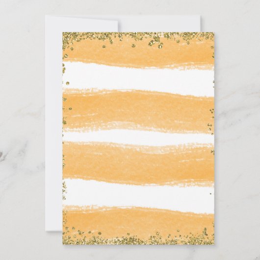 彼または彼女の小さなかわいこちゃんジェンダーが赤ちゃんシャワーを明かす 招待状 (裏面)