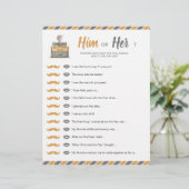 彼または彼女の旅行テーマシャワーゲーム (スタンド正面)