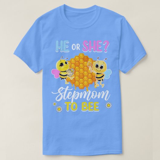 彼または彼女の義理の母は赤ちゃんのシャワーを明らかにする Tシャツ (デザイン正面)