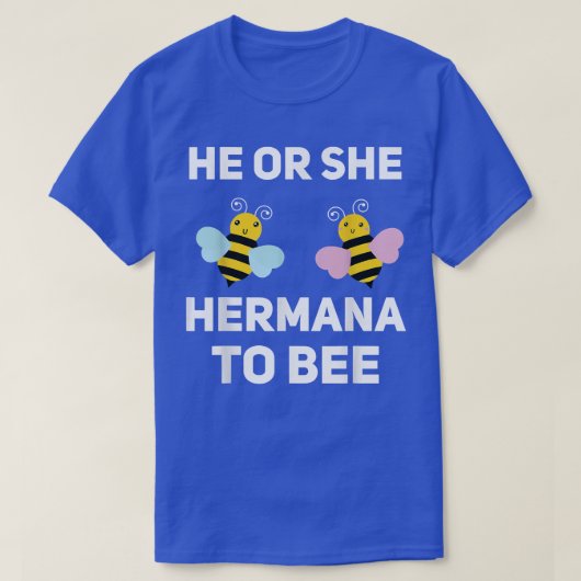彼または彼女のHermanaに一致するベビー性別Reve Tシャツ (デザイン正面)
