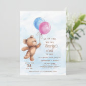 彼または彼女はテディベア性発現を待つ 招待状 (スタンド正面)