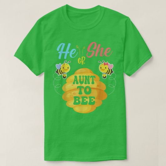 彼または彼女は性別の権利を持つであろうことを行うために叔母 Tシャツ (デザイン正面)