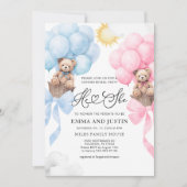 彼または彼女は招待状を負う,ジェンダーの明かす 招待状 (正面)