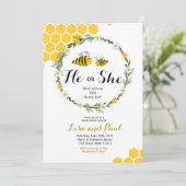 彼または彼女は蜂の性招待状を明らかにします 招待状 (スタンド正面)