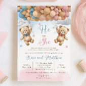 彼または彼女は赤ちゃんシャワー招待状を負担し、我々は心底良い 招待状