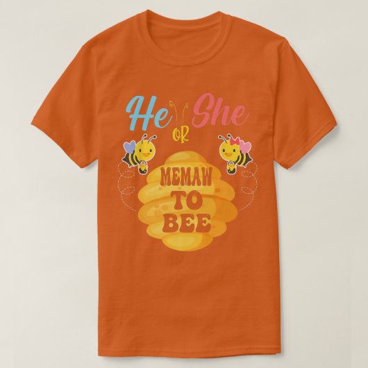 彼または彼女は、それがジェンダーのRevになるであろうことを探す Tシャツ (デザイン正面)