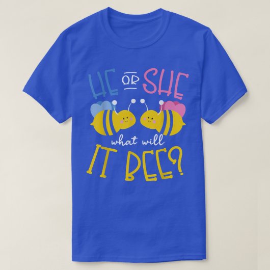 彼または彼女は、それが性別は、ベビーAnnoを明らかにする Tシャツ (デザイン正面)