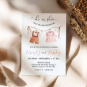 彼または彼女はBoho Clotheslineジェンダーを明らかにする 招待状