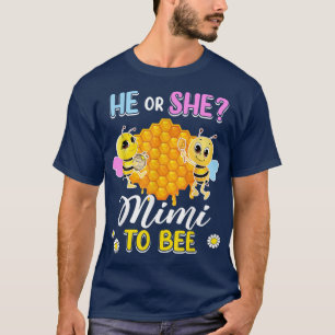 彼または彼女はMimi赤ちゃんシャワーPaを明らかにする Tシャツ