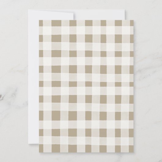 彼または彼女ピンクの青いカボチャのジェンダーを明かす 招待状 (裏面)