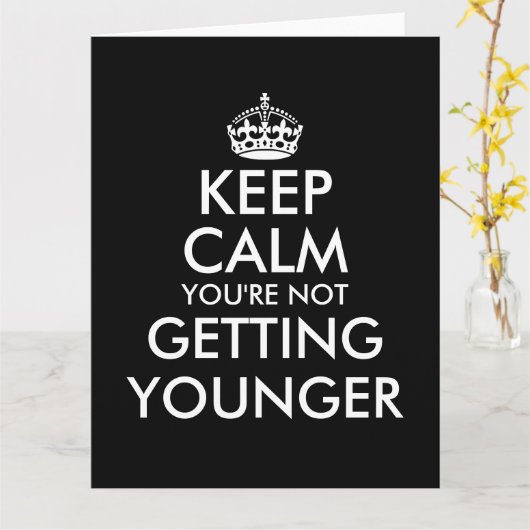 彼または彼女ユーモアのあるのための大きなオーバーサイズの誕生日カード カード (黄色い花)