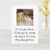 彼もしに言う(養子縁組) カード (黄色い花)