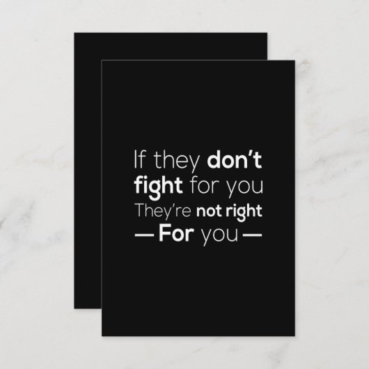 彼もしらは戦わないので、あなたのために戦わない サンキューカード (正面/裏面)