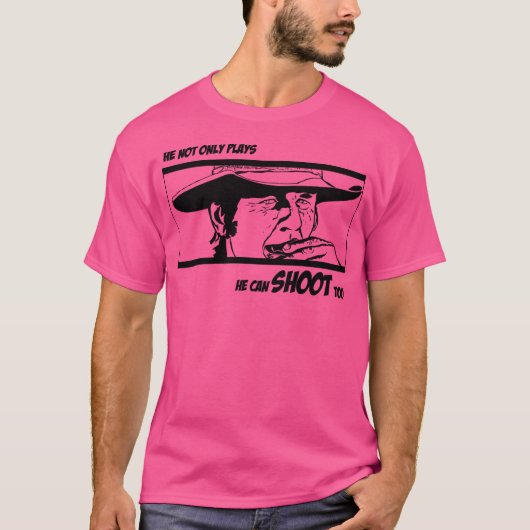 彼も撮影できるチャールズ・ブロンソン Tシャツ (正面)