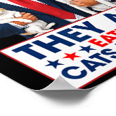 彼らおもしろいは猫とペットの犬だ ポスター (角)