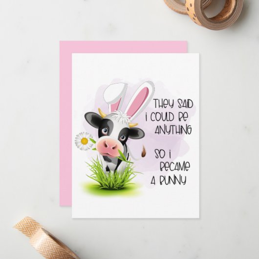 彼らおもしろいは私が何でもできると言った ノートカード (正面/裏面インサイチュ)