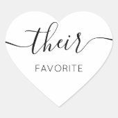 彼らお気に入りののс共謀の好意 ハートシール (正面)