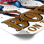 彼らがいる地上十二月女性のカーボーイでブーツ ポスター (角)