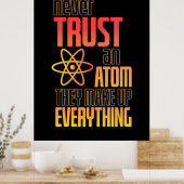 彼らがすべてを作る原子を決して信用しない ポスター (キッチン)