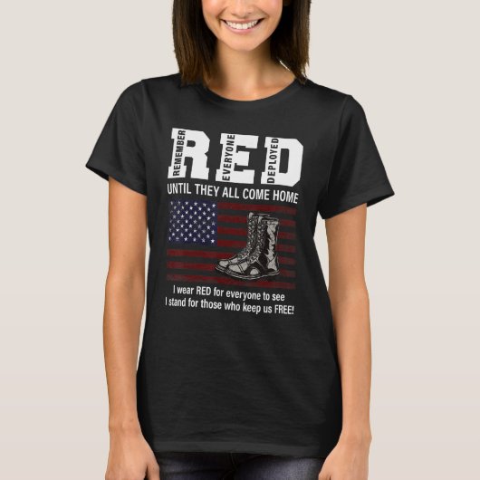 彼らがすべてホーム来アメリカ国旗Miまで覚えている Tシャツ (正面)
