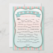 彼らがシャワーLibsゲームおもしろいカードに会った方法 (正面)