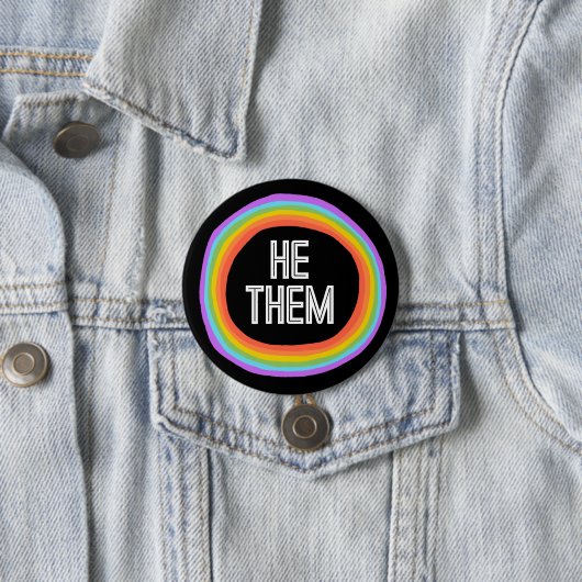 彼らがジェンダーカラフルレインボーサークルの代名詞 缶バッジ (インサイチュ)