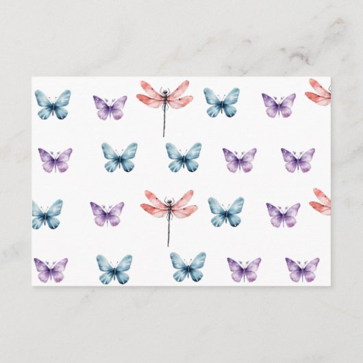 彼らがブライダルゲームした生涯の蝶 エンクロージャーカード (裏面)