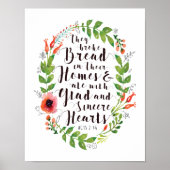 彼らがホームズアートのプリントでパンを壊した ポスター (正面)