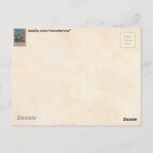 彼らがポスターを消さないように ポストカード (裏面)