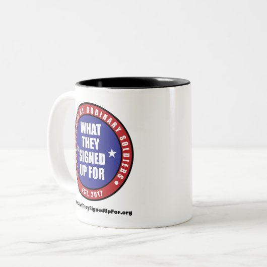 彼らがマグに申し込んだ何 ツートーンマグカップ (正面左)