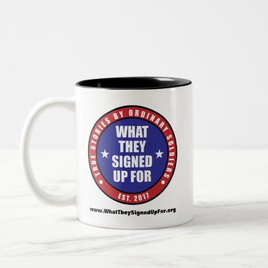 彼らがマグに申し込んだ何 ツートーンマグカップ (左)