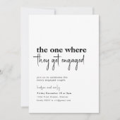 彼らが住んでいる得所 招待状 (正面)