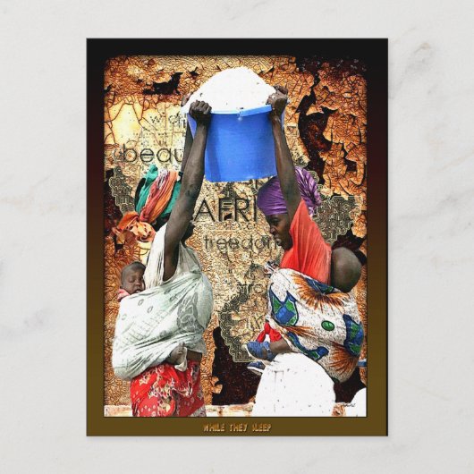 彼らが寝ている間に ポストカード (正面)