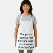 彼らが愛されることを受け入れる人 エプロン (インサイチュ)